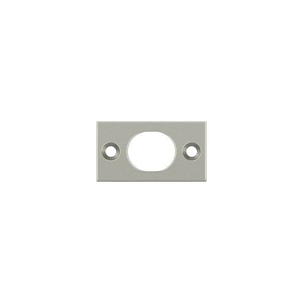 SP6FBU26D Strike Plate For 6 Flush Bolt Brushed Chrome, 10PK